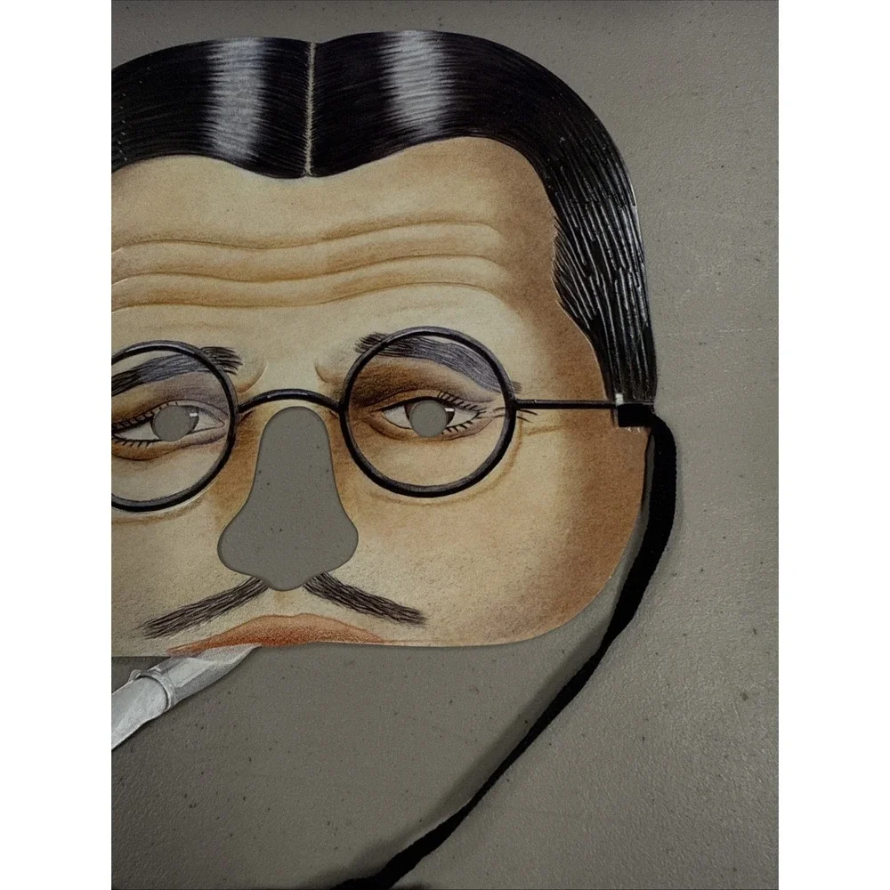 Vintage Paper Masters‎ ROARING TWENTIES Flapper Mask Smoking Man